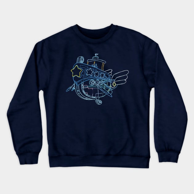 Lor Starcutter Crewneck Sweatshirt by VibrantEchoes